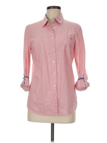 Tommy Hilfiger 3/4 Sleeve Button-Down Shirt (view 1)