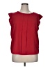 Tahari by ASL 100% Polyester Red Sleeveless Blouse Size XL - photo 1