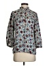 Gerard Darel 100% Viscose Floral Blue 3/4 Sleeve Blouse Size EU (FR) 34 / US 2 - photo 1