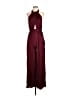 Lulus Solid Burgundy Jumpsuit Size S - photo 1