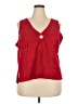 Assorted Brands Red Sleeveless Blouse Size 2X - photo 1