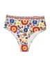 Unbranded Print Yellow Swimsuit Bottoms Size L - photo 1