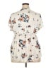 Torrid 100% Rayon Ivory Short Sleeve Blouse Size 2X Plus (2) - photo 2