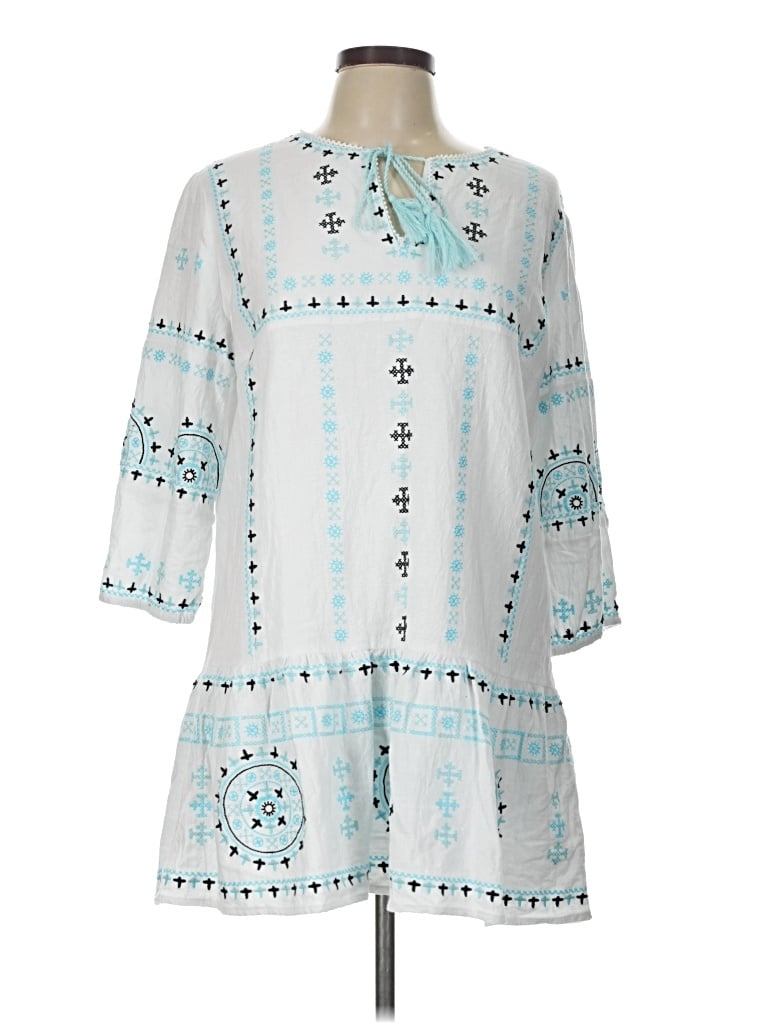 Pre-owned Tyler Boe 3/4 Sleeve Blouse In Teal