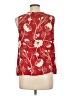 Talbots 100% Silk Floral Red Sleeveless Silk Top Size 10 (petite) - photo 2