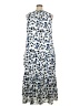 Unbranded 100% Polyester Blue White Casual Dress Size 5X - photo 2