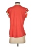 Van Heusen 100% Polyester Orange Short Sleeve Blouse Size S - photo 2