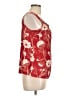Talbots 100% Silk Floral Red Sleeveless Silk Top Size 10 (petite) - photo 4