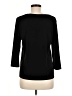 Chico's Black 3/4 Sleeve T-Shirt Size Med (1) - photo 2