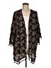 Simply Noelle 100% Rayon Black Kimono Size M (estimated) - photo 1
