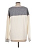 Hem & Thread Color Block Ivory Pullover Sweater Size L - photo 2