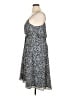 J.Crew 100% Polyester Animal Print Blue Casual Dress Size 16 - photo 5
