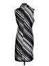 Express 100% Polyester Stripes Gray Casual Dress Size 13 - 14 - photo 2