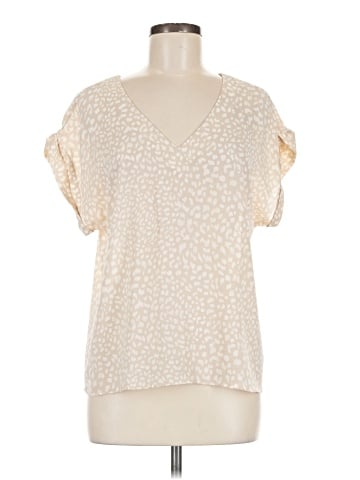 Ann Taylor LOFT Outlet Short Sleeve Blouse (view 1)