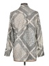Zara Paisley Gray Long Sleeve Blouse Size L - photo 2