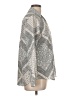 Zara Paisley Gray Long Sleeve Blouse Size L - photo 4