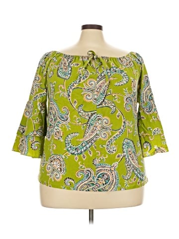 Caren Sport 3/4 Sleeve Blouse (view 1)