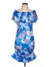 Shein Tropical Blue Cocktail Dress Size L - photo 1