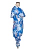 Shein Tropical Blue Cocktail Dress Size L - photo 4