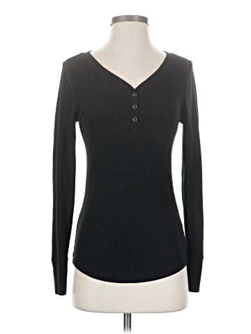 Time and Tru Long Sleeve Henley (view 1)