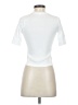 A.L.C. 100% Cotton Ivory Short Sleeve Turtleneck Size XS - photo 2
