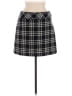 J.Crew 100% Wool Plaid Black Wool Skirt Size 6 - photo 1