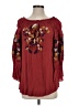 Assorted Brands Burgundy 3/4 Sleeve Blouse Size XS - photo 1
