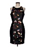 Milly Graphic Black Cocktail Dress Size 8 - photo 1