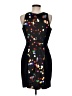 Milly Graphic Black Cocktail Dress Size 8 - photo 2