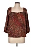 BCBGeneration Brown 3/4 Sleeve Blouse Size L - photo 1