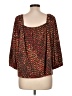 BCBGeneration Brown 3/4 Sleeve Blouse Size L - photo 2