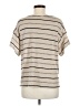 Max Studio Ivory Short Sleeve Top Size M - photo 2