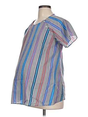 Maternity Short Sleeve Blouse (view 1)