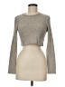 Shein Metallic Gray Pullover Sweater Size M - photo 1