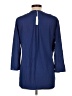 Loyal Hana Blue 3/4 Sleeve Blouse Size L - photo 2