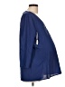 Loyal Hana Blue 3/4 Sleeve Blouse Size L - photo 4