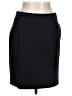 Banana Republic Solid Black Wool Skirt Size 10 - photo 1