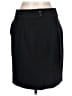 Banana Republic Solid Black Wool Skirt Size 10 - photo 2