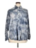 Old Navy Tie-dye Blue Long Sleeve Blouse Size XL - photo 1