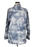 Old Navy Tie-dye Blue Long Sleeve Blouse Size XL - photo 2