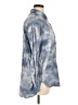 Old Navy Tie-dye Blue Long Sleeve Blouse Size XL - photo 4