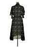 Max Studio 100% Polyester Paisley Black Casual Dress Size XL - photo 2