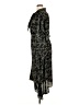 Max Studio 100% Polyester Paisley Black Casual Dress Size XL - photo 5
