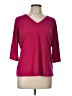 MICHAEL Michael Kors Burgundy 3/4 Sleeve Top Size L - photo 1