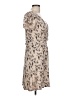Leifnotes Print Tan Cocktail Dress Size L - photo 4