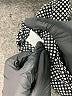 Notations Polka Dots Gray Long Sleeve Blouse Size L - photo 8