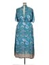 Cupshe Paisley Blue Casual Dress Size XXL (estimated) - photo 2