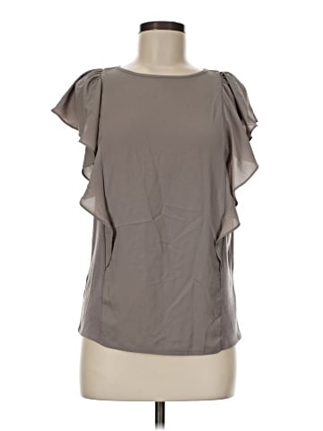 Ann Taylor Factory Short Sleeve Blouse (view 1)