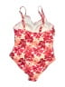 Unbranded Floral Red One Piece Swimsuit Size L (estimated) - photo 2