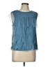 LC Lauren Conrad 100% Polyester Blue Sleeveless Blouse Size L - photo 1